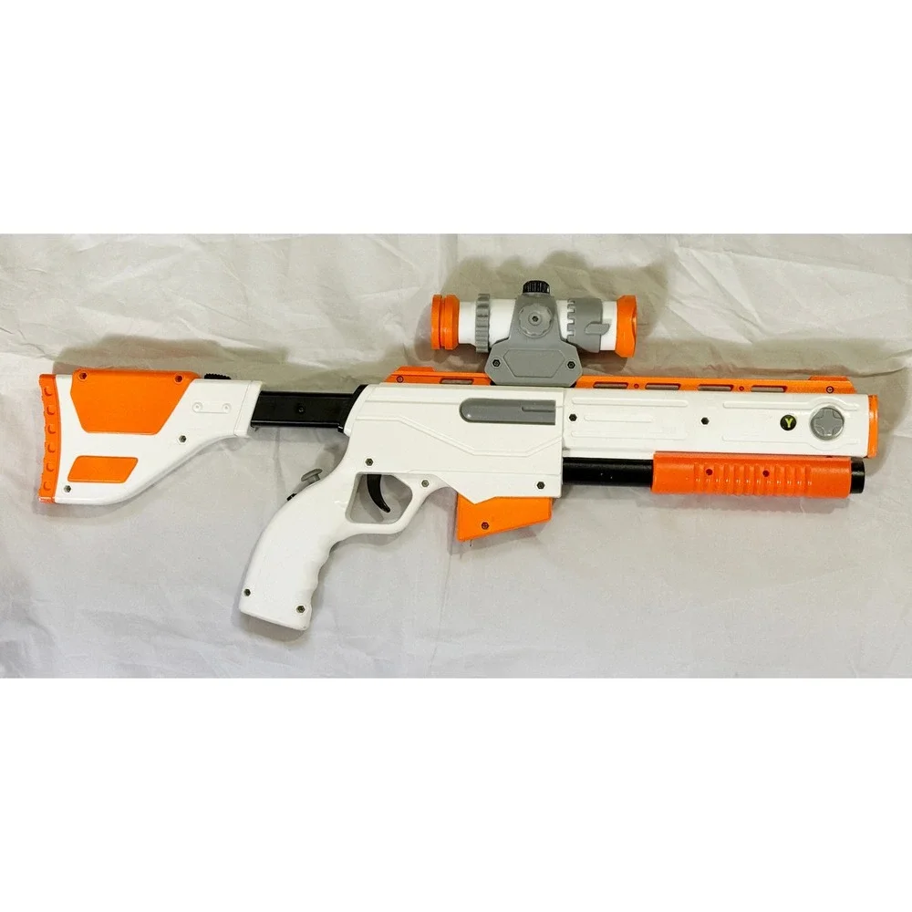 Cabela's Top Shot Elite Wireless Controller Xbox 360 White Orange Rifle‎ Scope